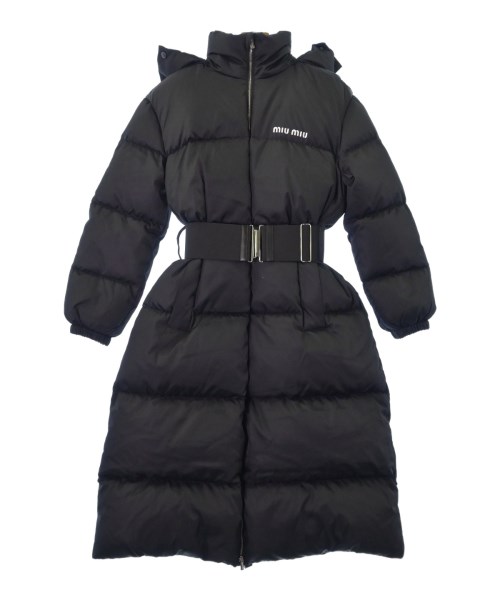 Miu Miu（ミュウミュウ）ダウンコート 黒 サイズ:36(XS位) レディース