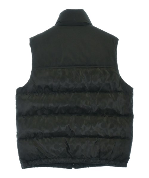 COACH（コーチ）ダウンジャケット/ダウンベスト 黒 サイズ:L メンズ