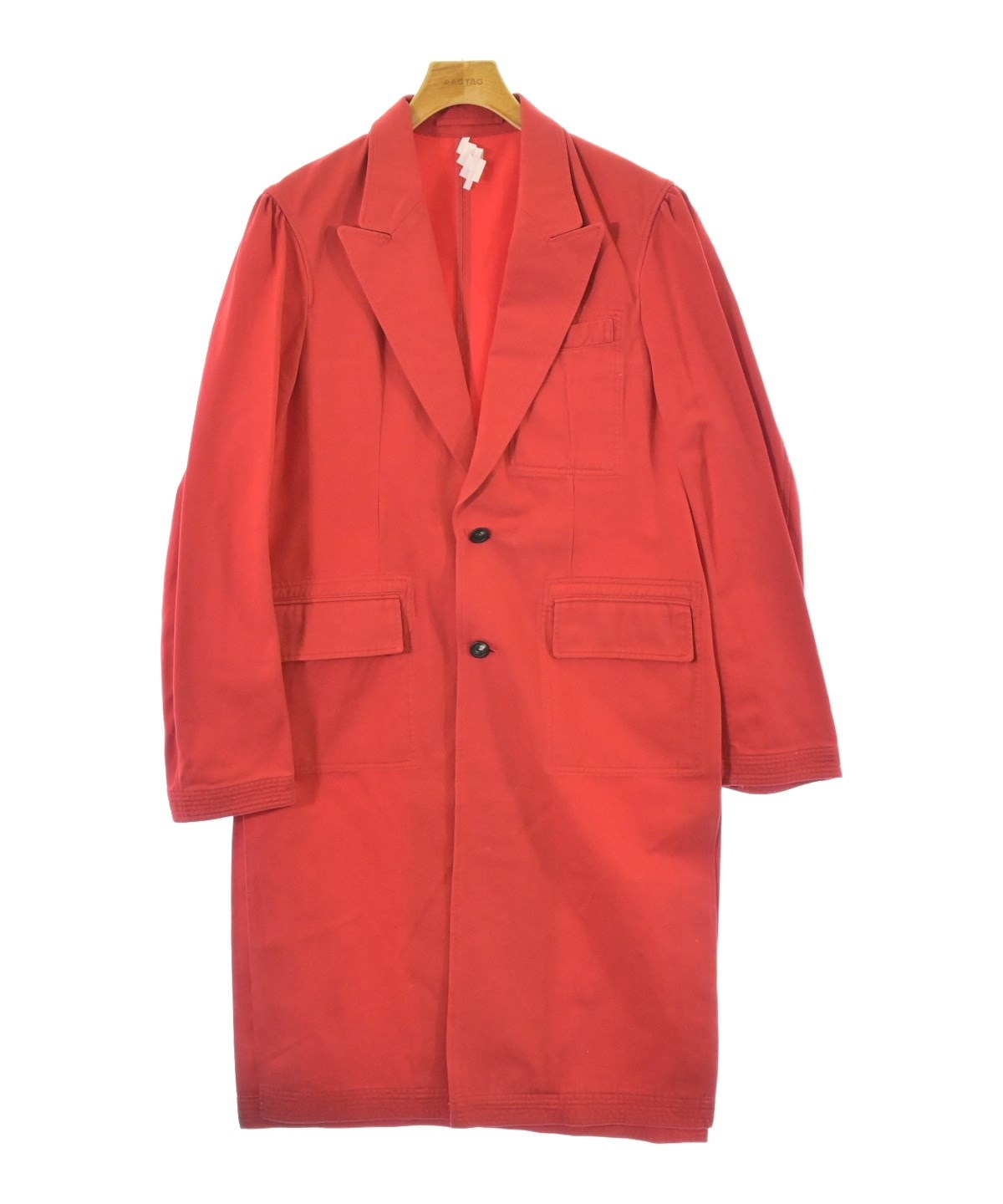 SOSHIOTSUKI（ソウシオオツキ）チェスターコート 赤 サイズ:46(M位