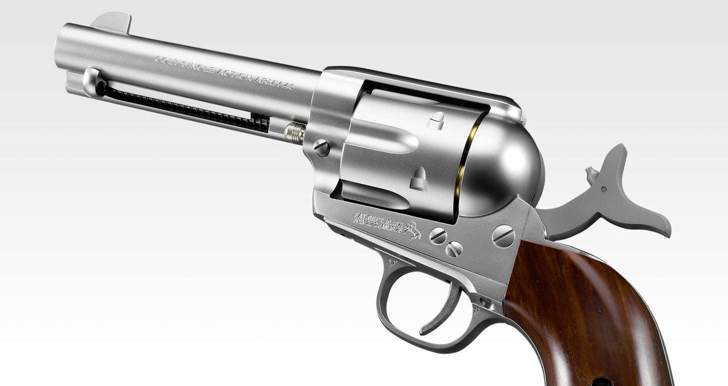 Tokyo Marui SAA.45 Civilian 4 3/4 inch Revolver (Silver) – Rainbow 8