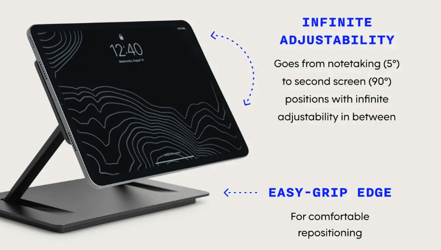 Infinity Adjust Stand｜自由に調整可能なiPadスタンド - ガジェットの