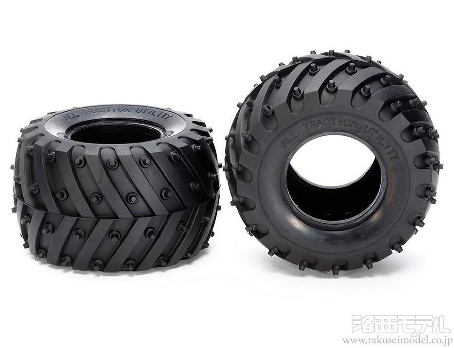 タミヤ 54603 WR-02モンスタースパイクタイヤ ソフト(旧定価