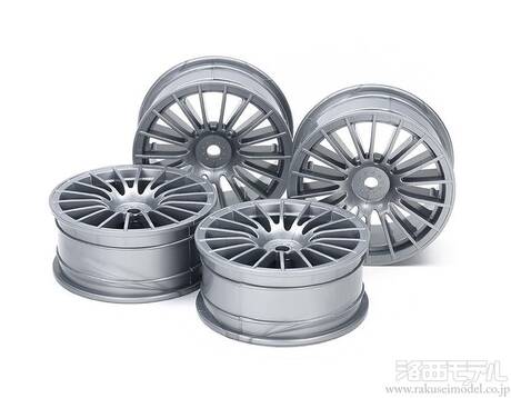 タミヤ 51046 ミディアムナロー18本スポークホイール(オフセット0