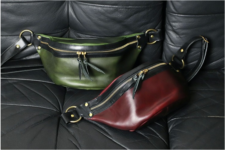 楽天市場】INCEPTION クロムエクセル ファニーパック 日本製 馬革