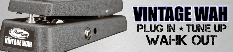 Modtone Vintage Wahの使い方 －エフェクター専門店ナインボルト