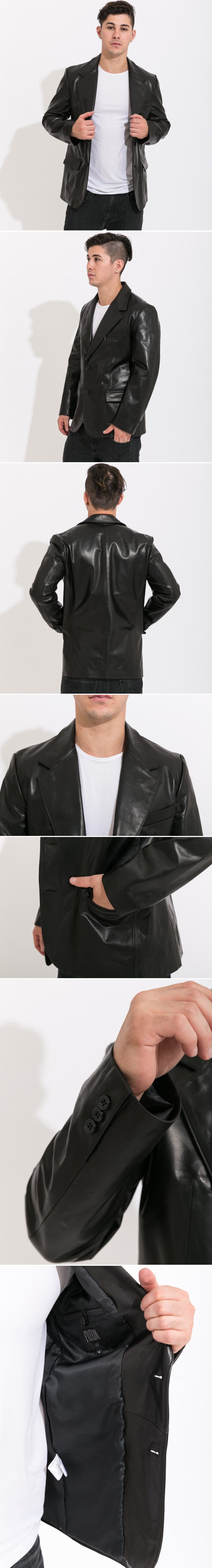 楽天市場】Freedom 革ジャン 日本製 メンズ カウレザー 皮ジャン 2釦