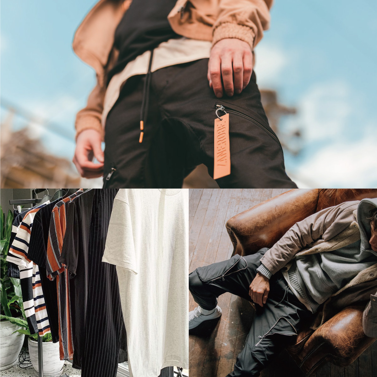 楽天市場】ZANEROBE ゼインローブ チェック柄 ジョガーパンツ 3色