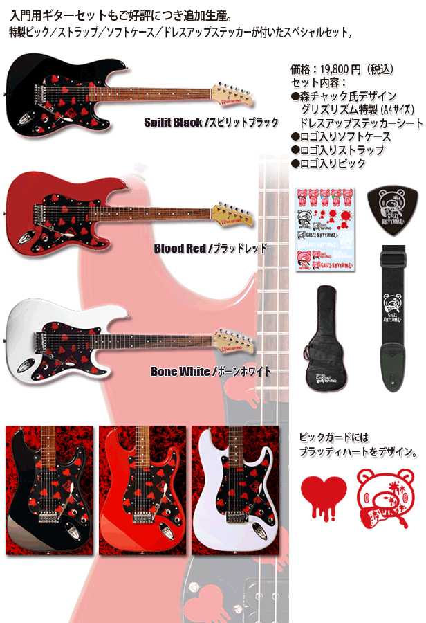GRIZZ-RHYTHMS＜グリズリズム特製ギターセット＆グリズリズム特製