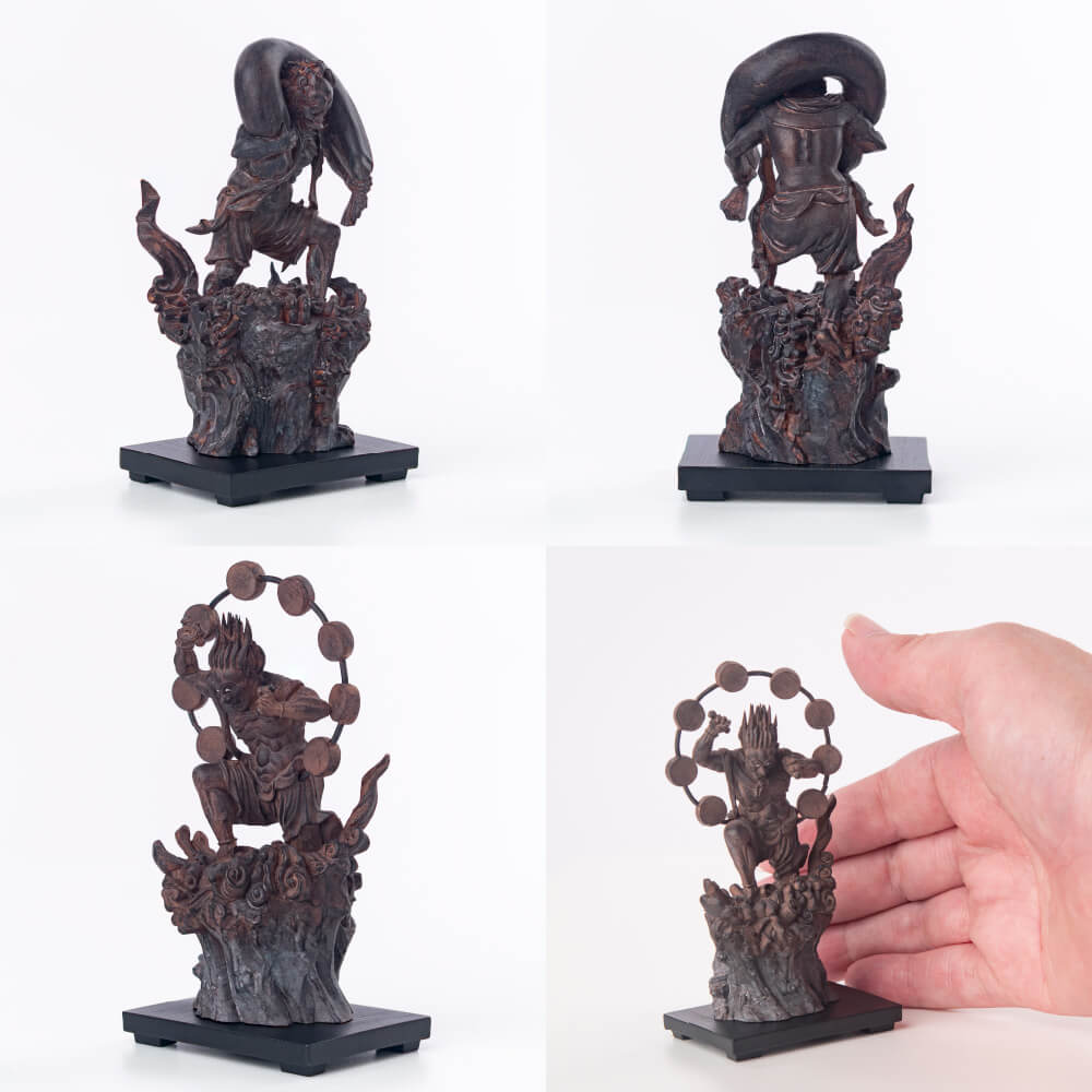 楽天市場】【安心のメーカー直営、直送】 極小仏『風神・雷神』現存