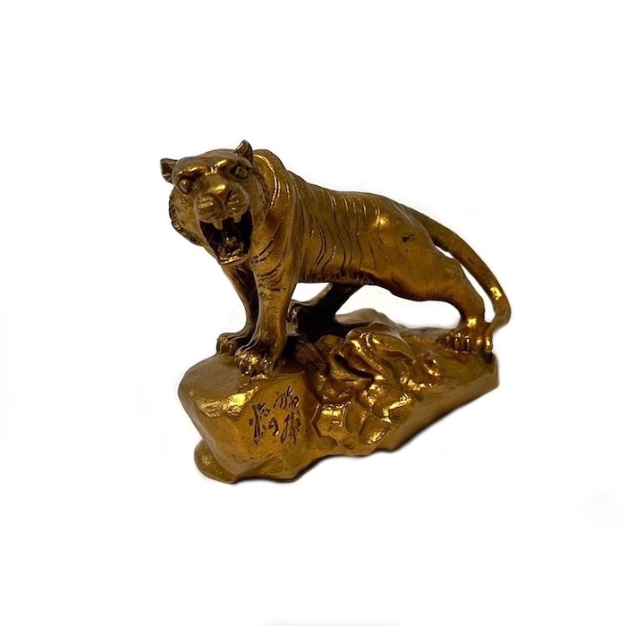 楽天市場】虎 銅 金 ゴールド 置物 守護神 縁起物 中国 インテリア