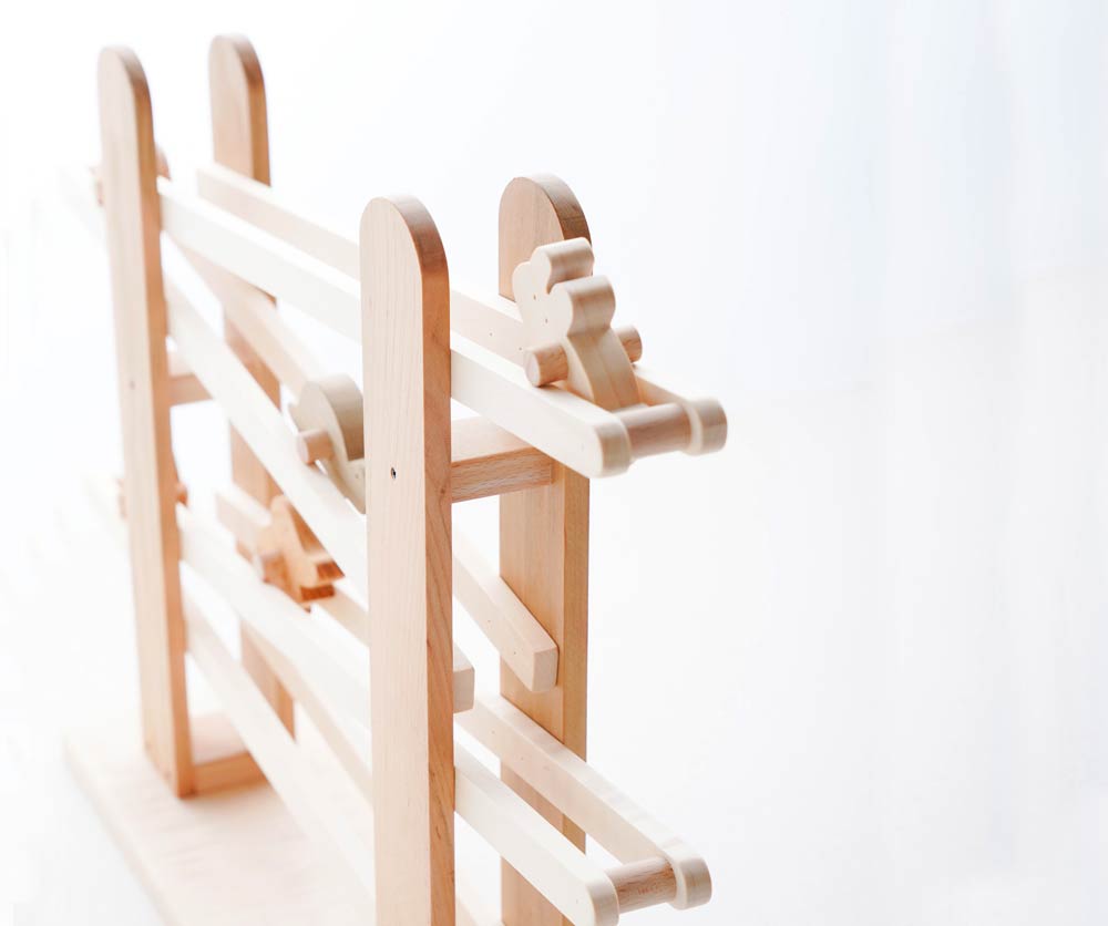 楽天市場】ころころ動物 なかよしライブラリー 木のおもちゃ スロープ