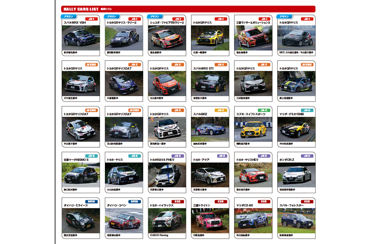 ジャパンモビリティショーで11月1日開催のラリーミーティングに全日本