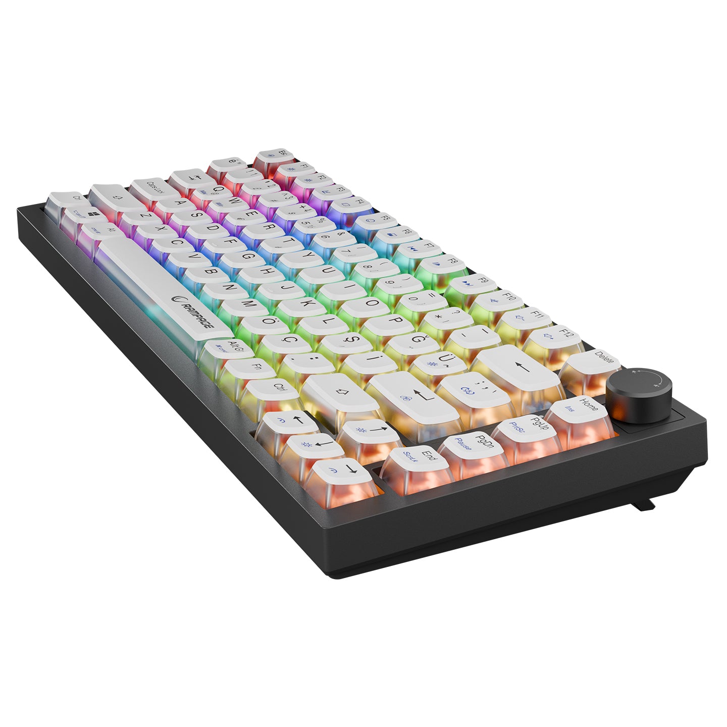 8000 Hz Gateron Manyetik Anahtarlı RGB Gasket Oyuncu Klavyesi