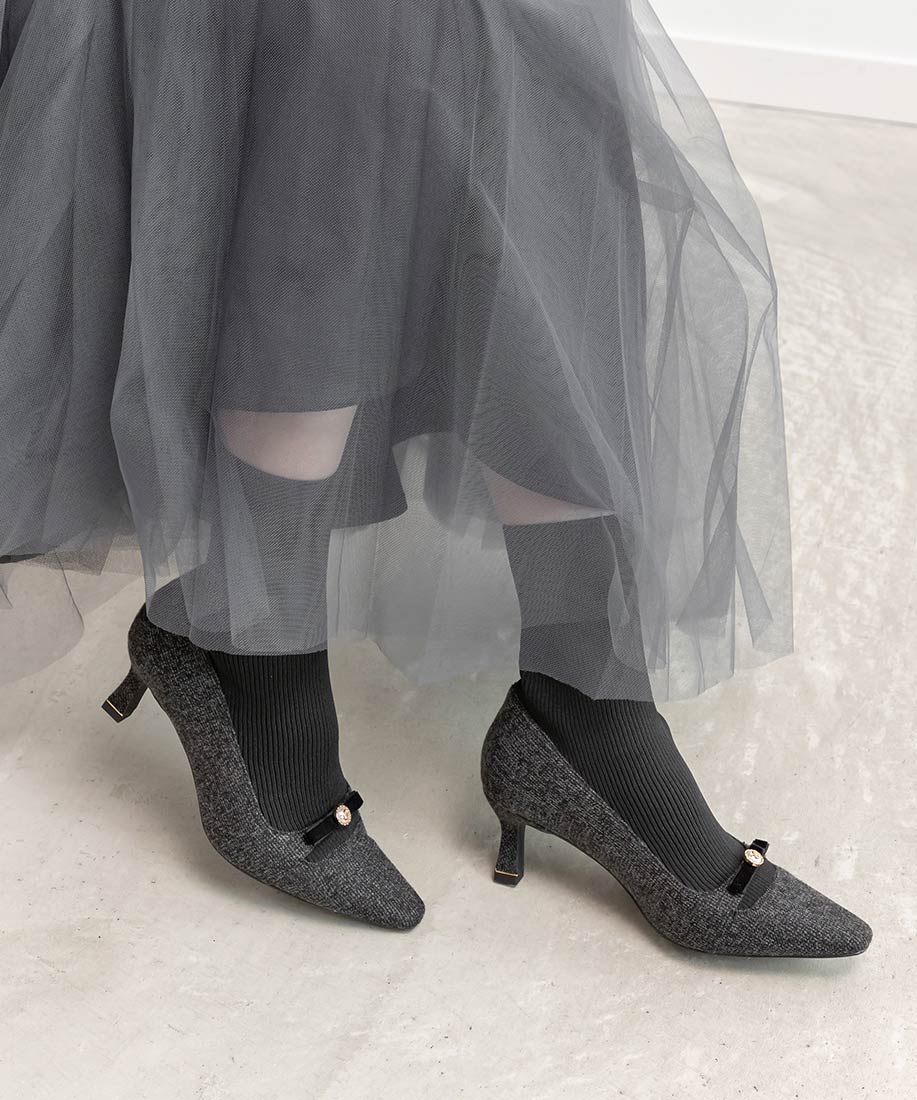 SALE】パールリボンニットドッキングブーツRANDA公式サイト