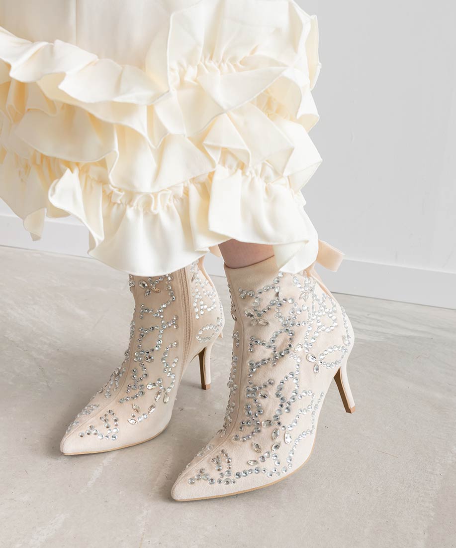 SALE】ビジュー×リボン 2WAYショートブーツRANDA公式サイト