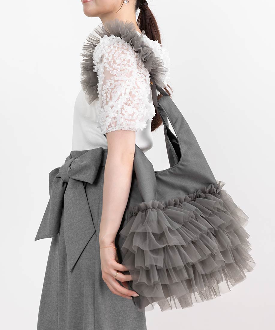 SALE】【A4対応】ティアードチュールフリル2WAYバッグRANDA公式サイト