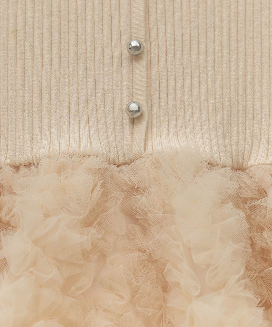 デザインチュールペプラムリブニットRANDA公式サイト