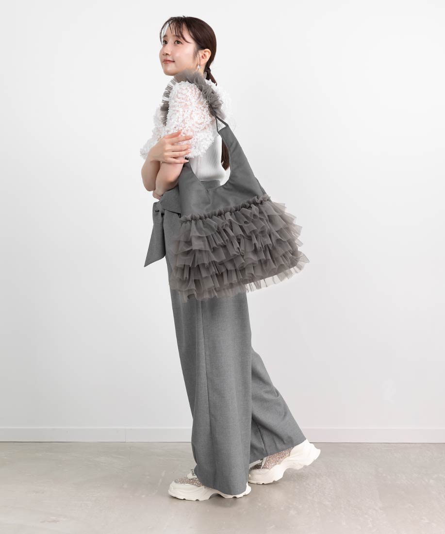 SALE】【A4対応】ティアードチュールフリル2WAYバッグRANDA公式サイト