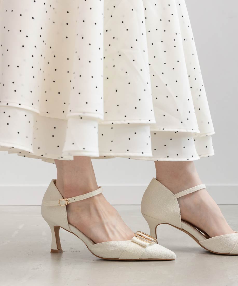 ビジューパーツストラップパンプスRANDA公式サイト