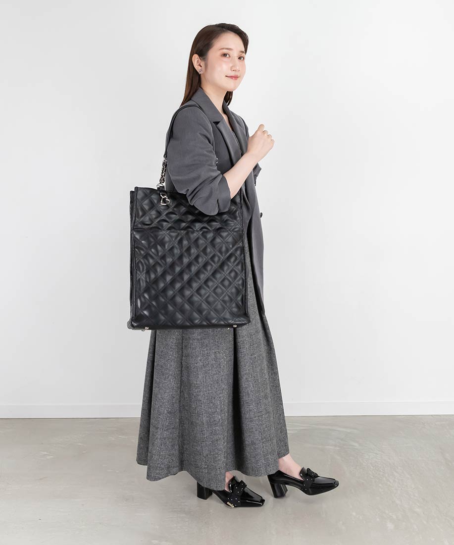 A4対応】チェーンショルダーキルティングトートバッグRANDA公式サイト