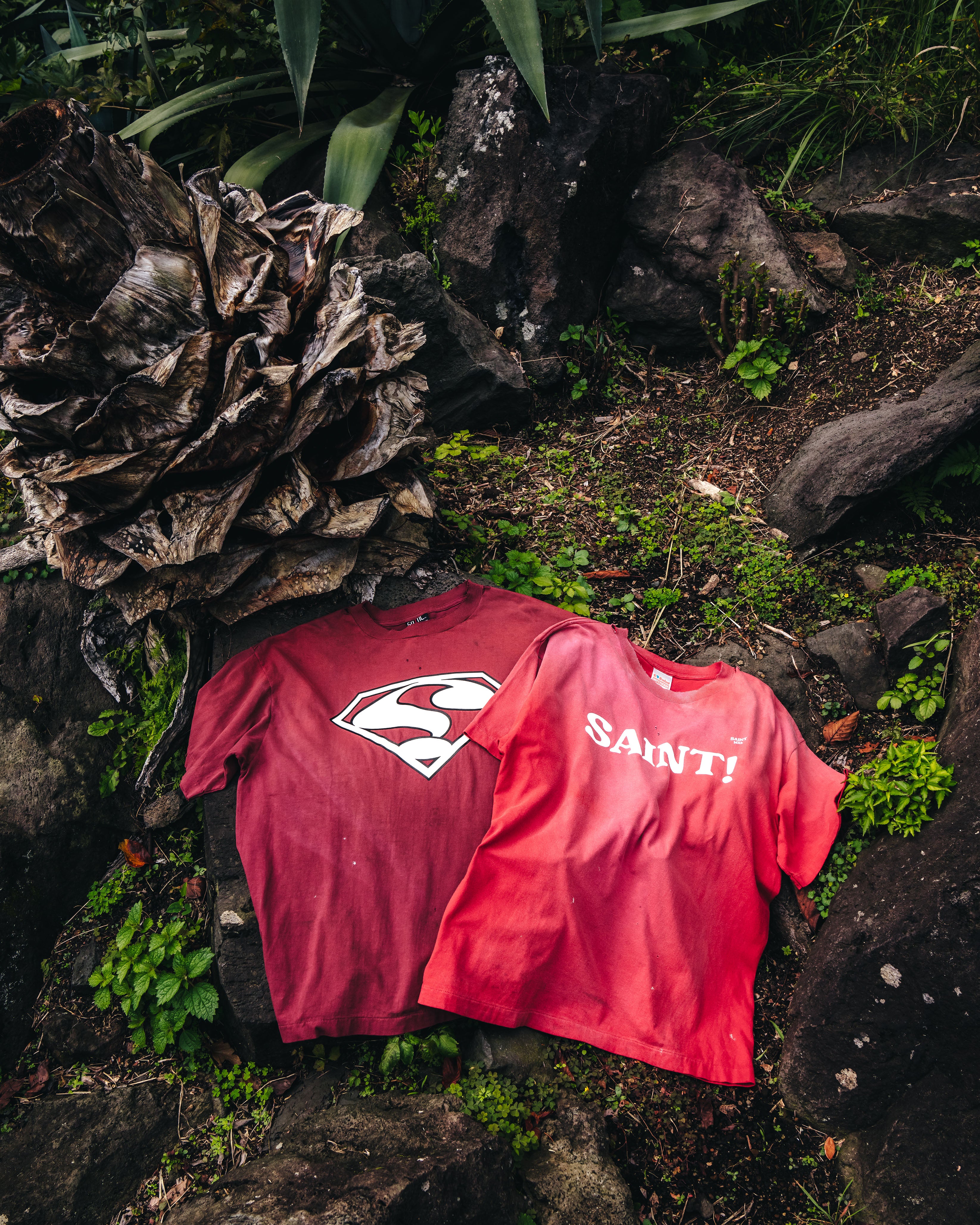 SAINT Mxxxxxx]SS TEE / ?/BURGUNDY(SM-HR8-0000-030) – R&Co.