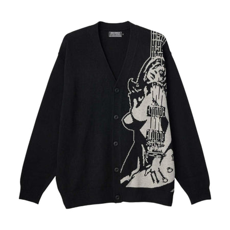 HYSTERIC GLAMOUR]HYSTERIC RECORDS コーチジャケット/NAVY(02243AB05