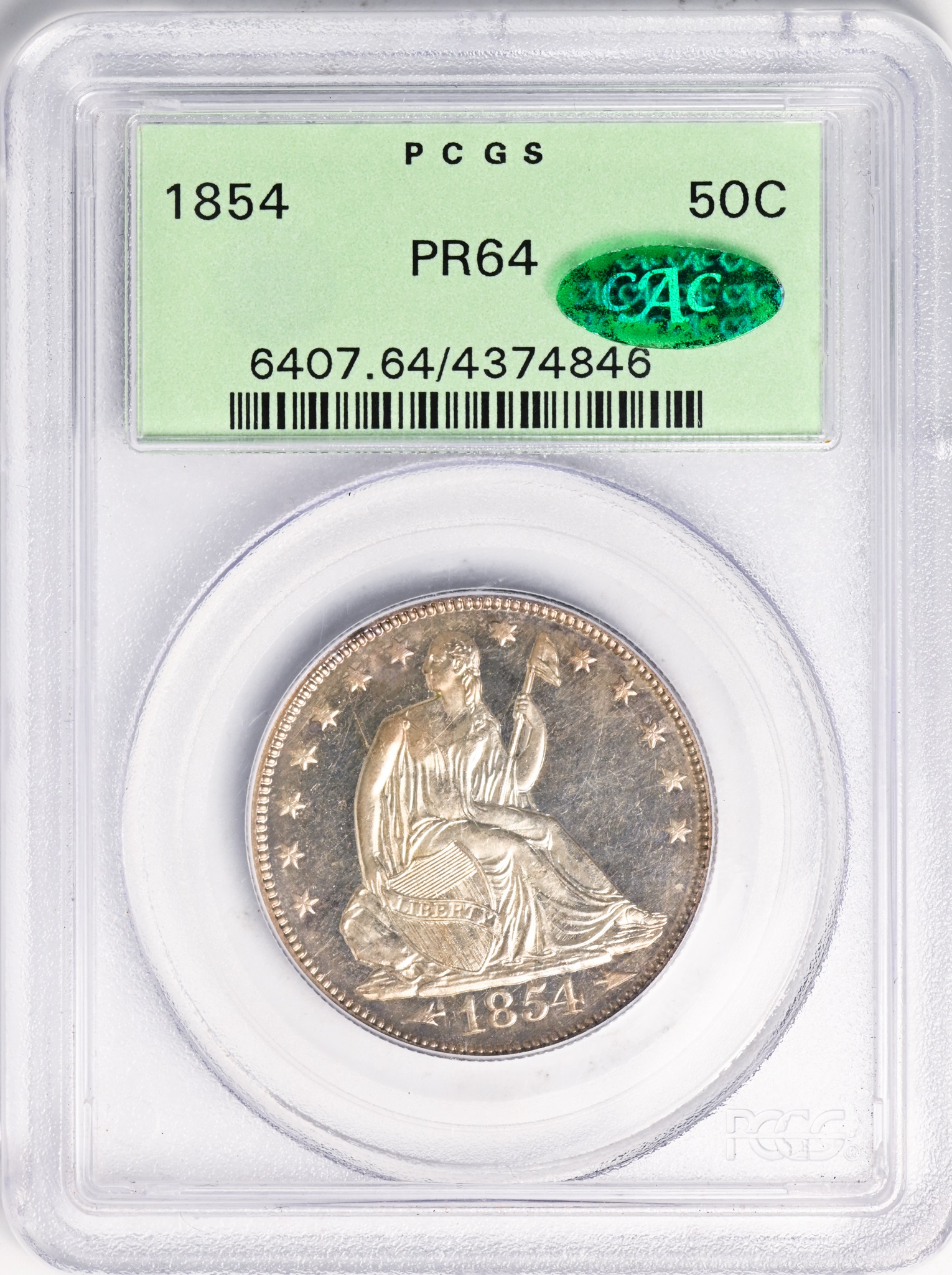 1854 LIBERTY SEATED 50C, ARROWS | Rare Coin Wholesalers, a S.L.