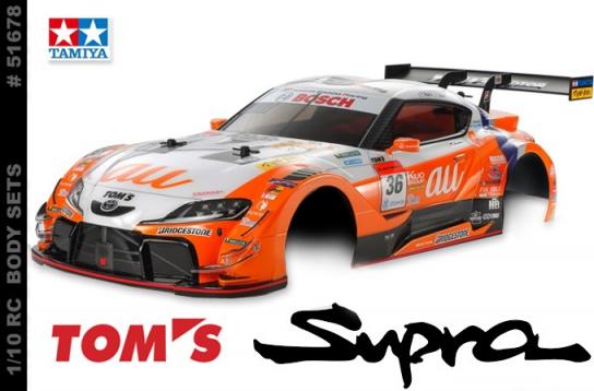 Tamiya - 1/10 au TOM's Supra Clear Lexan Body Set - 51678 - RCNZ