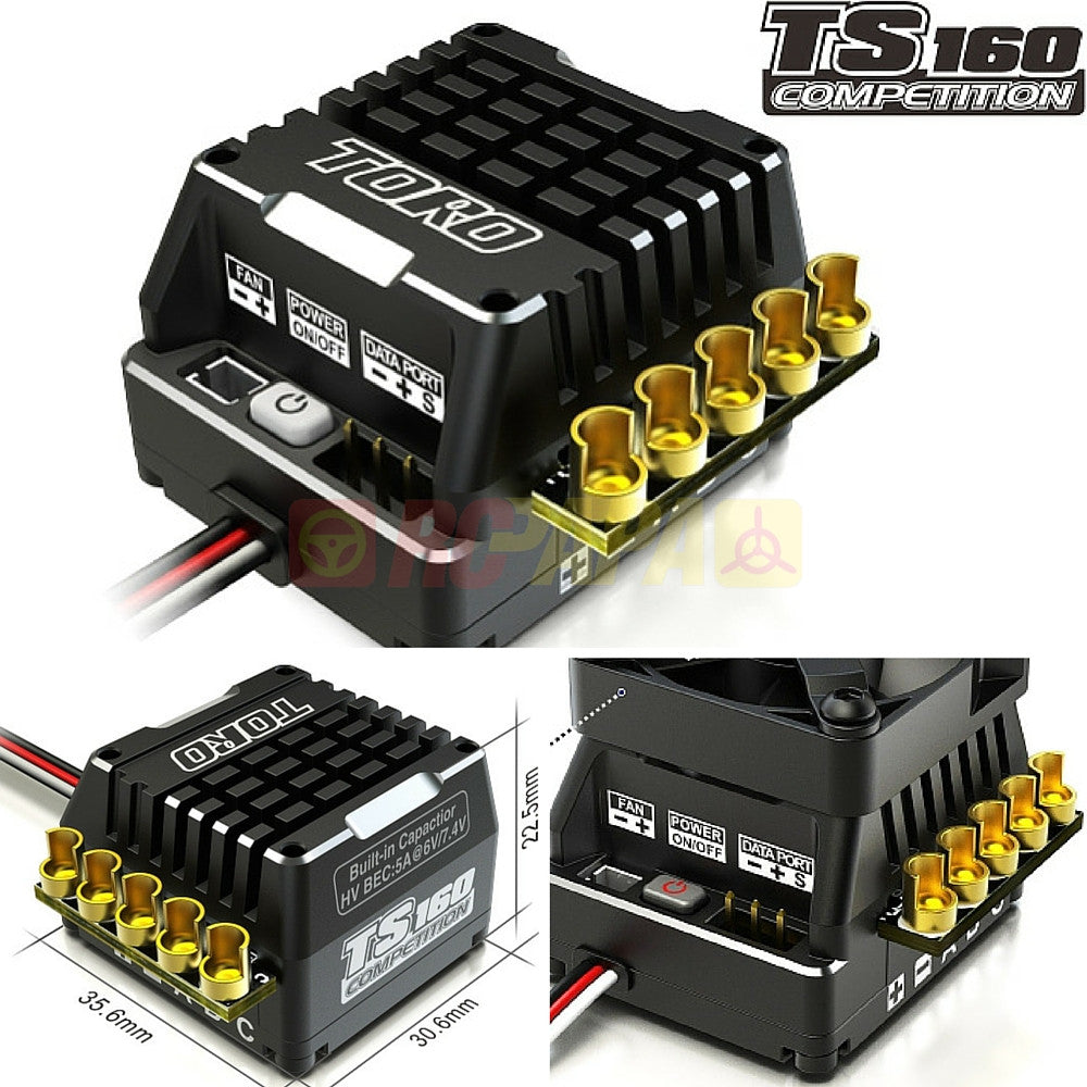 SkyRC Toro TS160 160A Brushless ESC for 1/10 RC – RC Papa