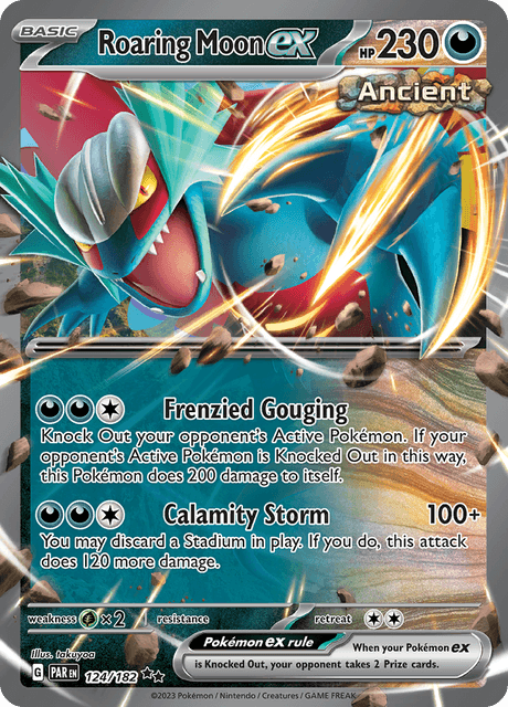 トドロクツキex Roaring Moon ex 英語版 海外版 124/182 - 海外版