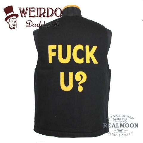 WRD18SS07 WEIRDO VEST FUCK U? グラッドハンド GLADHAND &Co. REAL