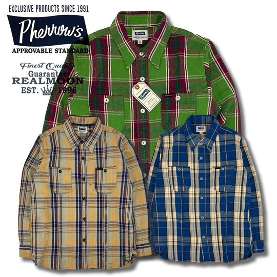 Pherrow's ネルシャツ No.22W720WS 