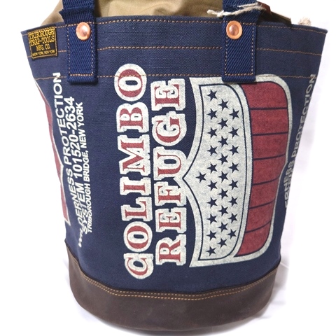 COLIMBO コリンボ ZX0504 TRAPPER'S BARREL TOTE BAG REAL MOON