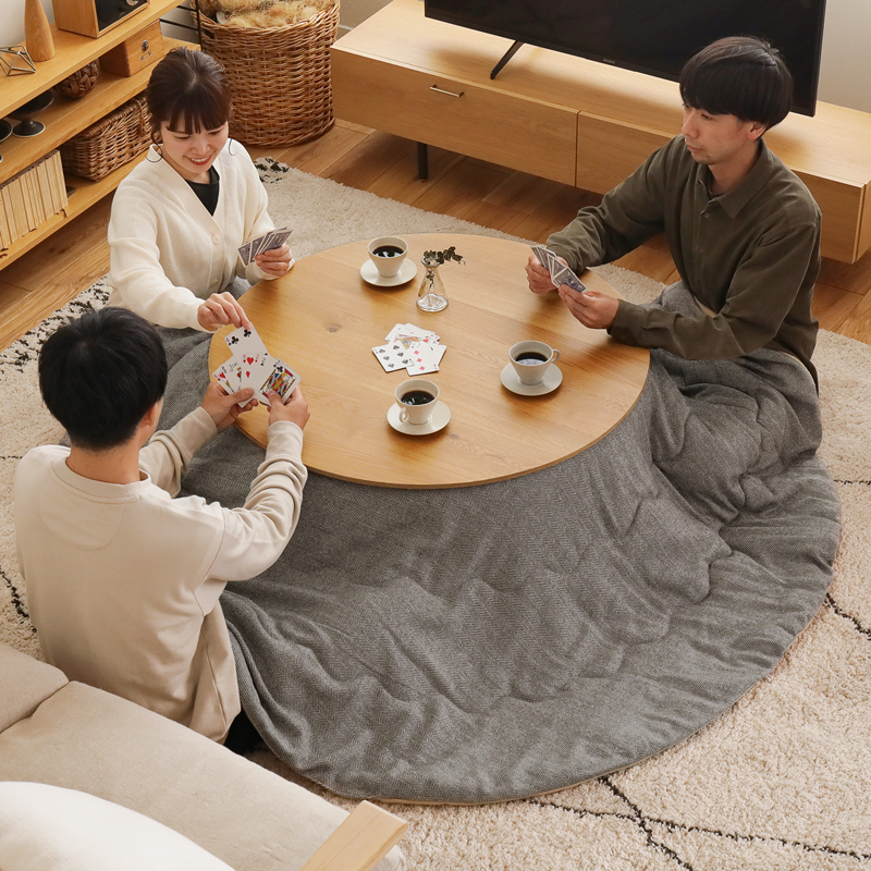 こたつテーブル FAM／NA 円形 直径90cmタイプ ｜家具・インテリア通販