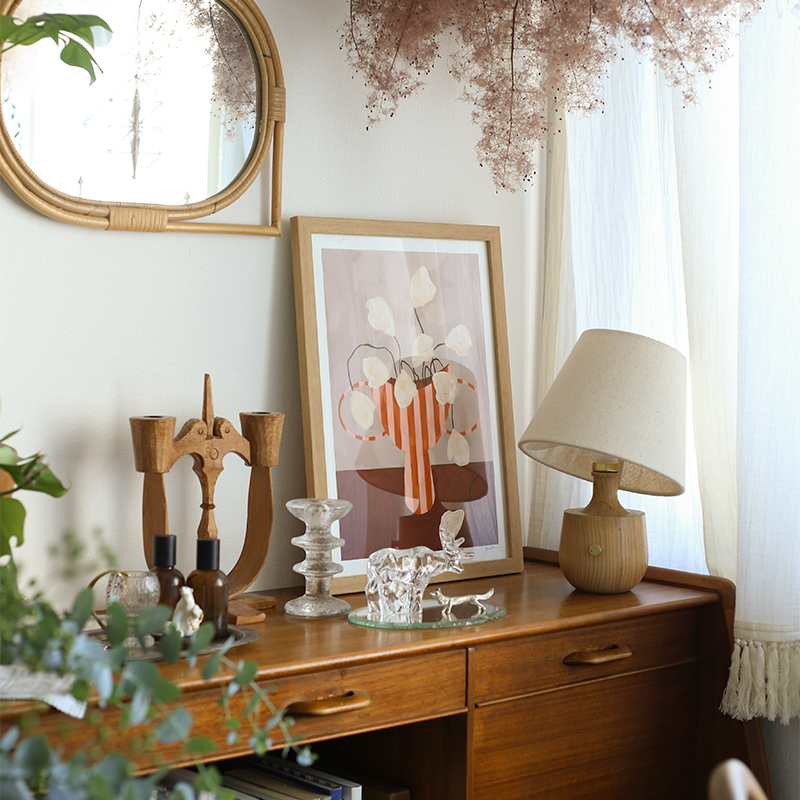 わたしの愛用品-アートでお部屋がぐっと華やかに小さなスペースでも