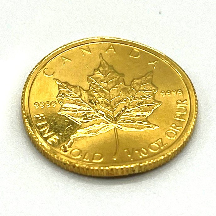 カナダ王室造幣局 メイプルリーフ金貨 1/10oz 買取金額お教えします