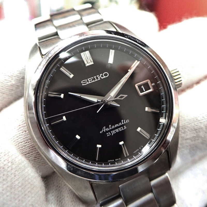 セイコー メカニカル SARB033 黒文字盤 自動巻 腕時計 - リサイクル
