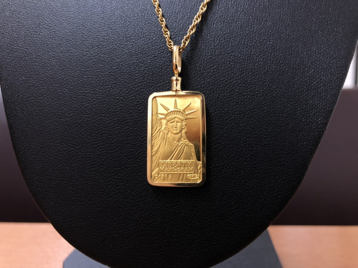 H30/12月24日【純金(K24) インゴット リバティ 自由の女神 5.0g