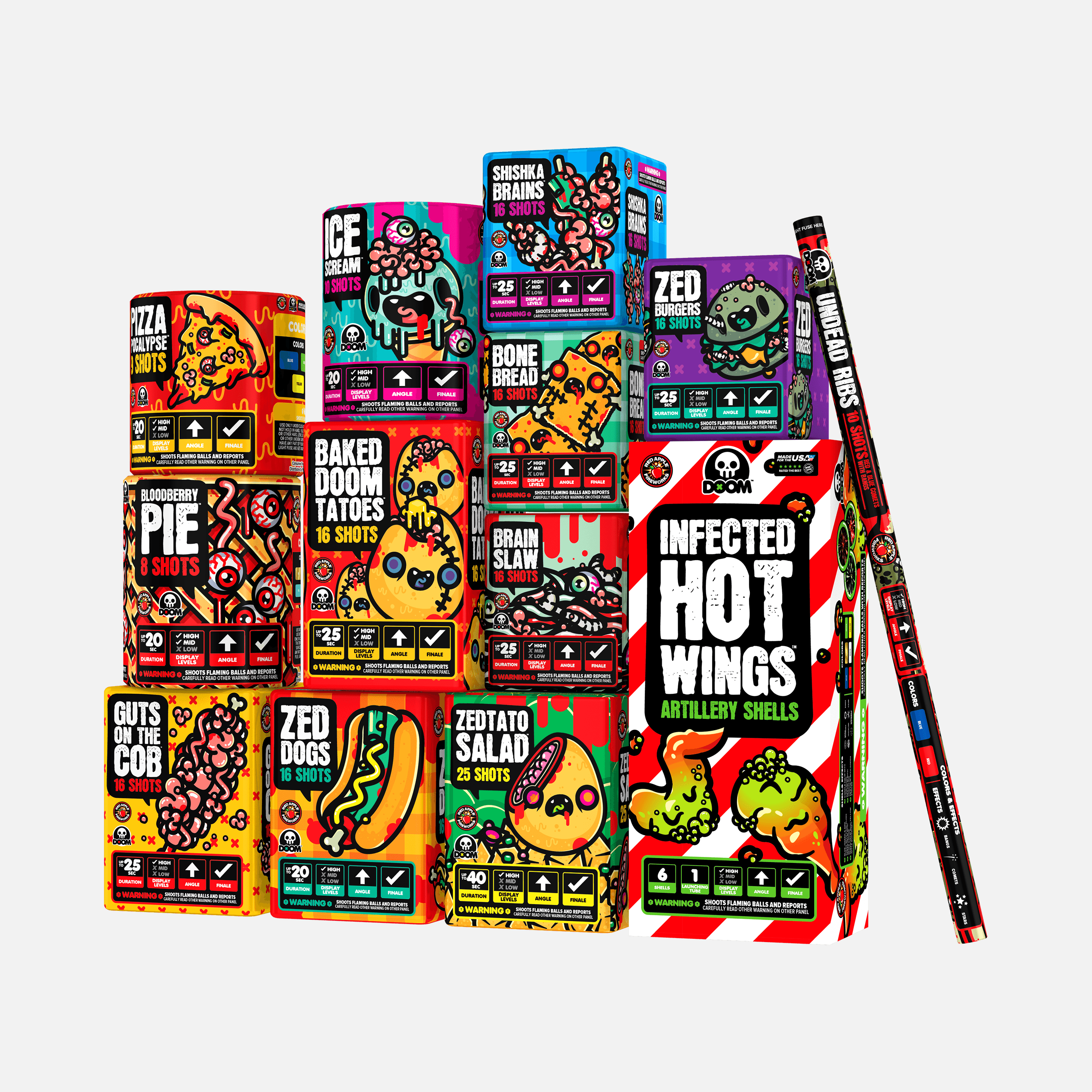 Buy Zed-BQ™ BOX Fireworks Sampler® Fireworks Online