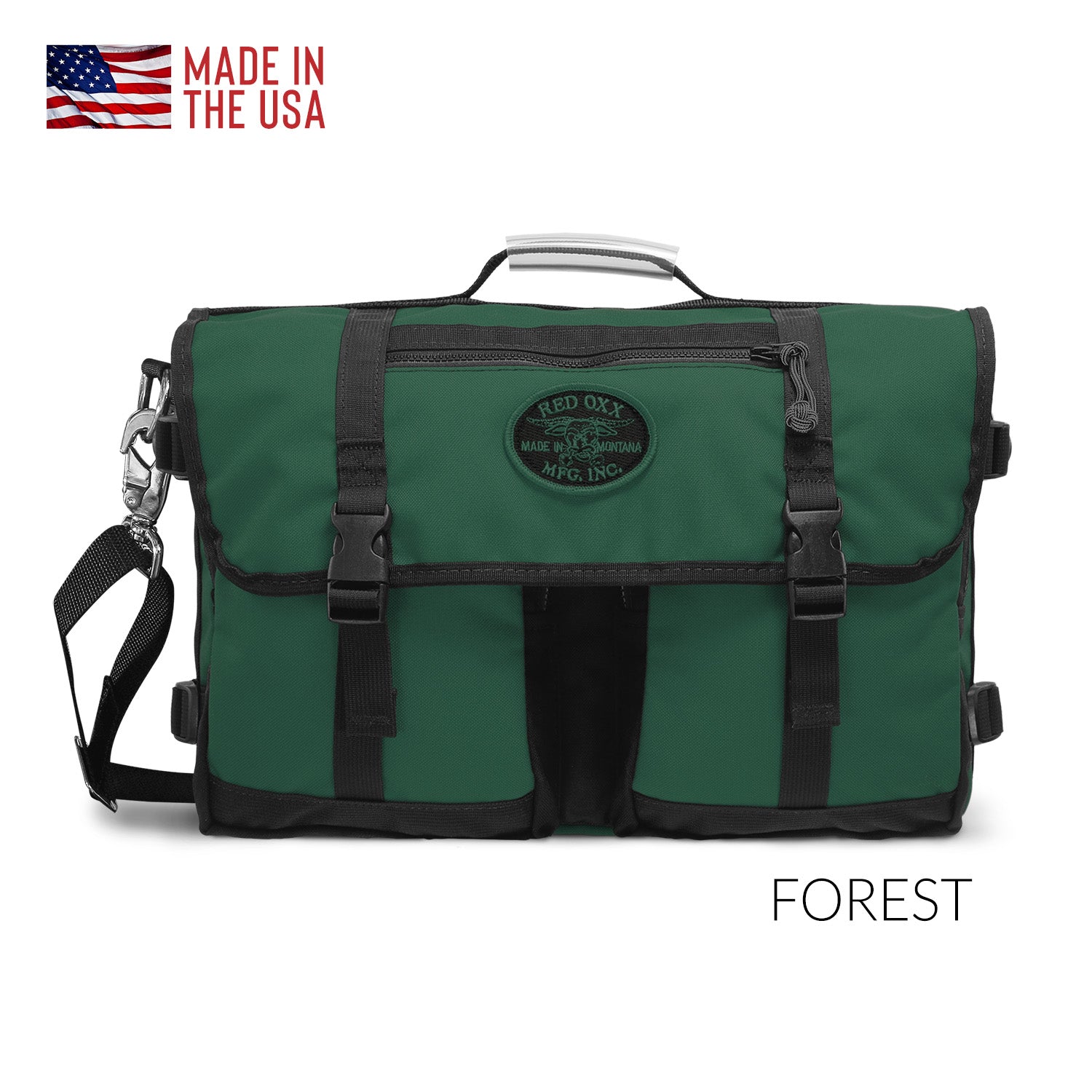 C.C. Rider Nylon Messenger Bag, Laptop Everyday Carry Bag