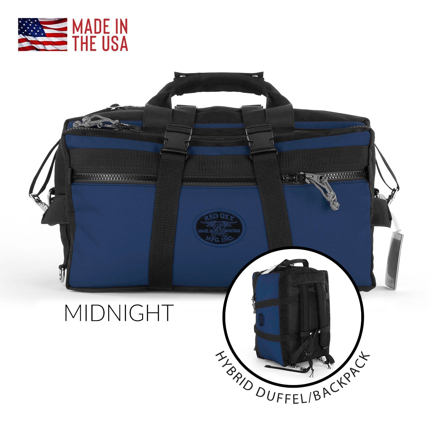 Hybrid Duffel Bag Convertible Backpack - Tres Hombres