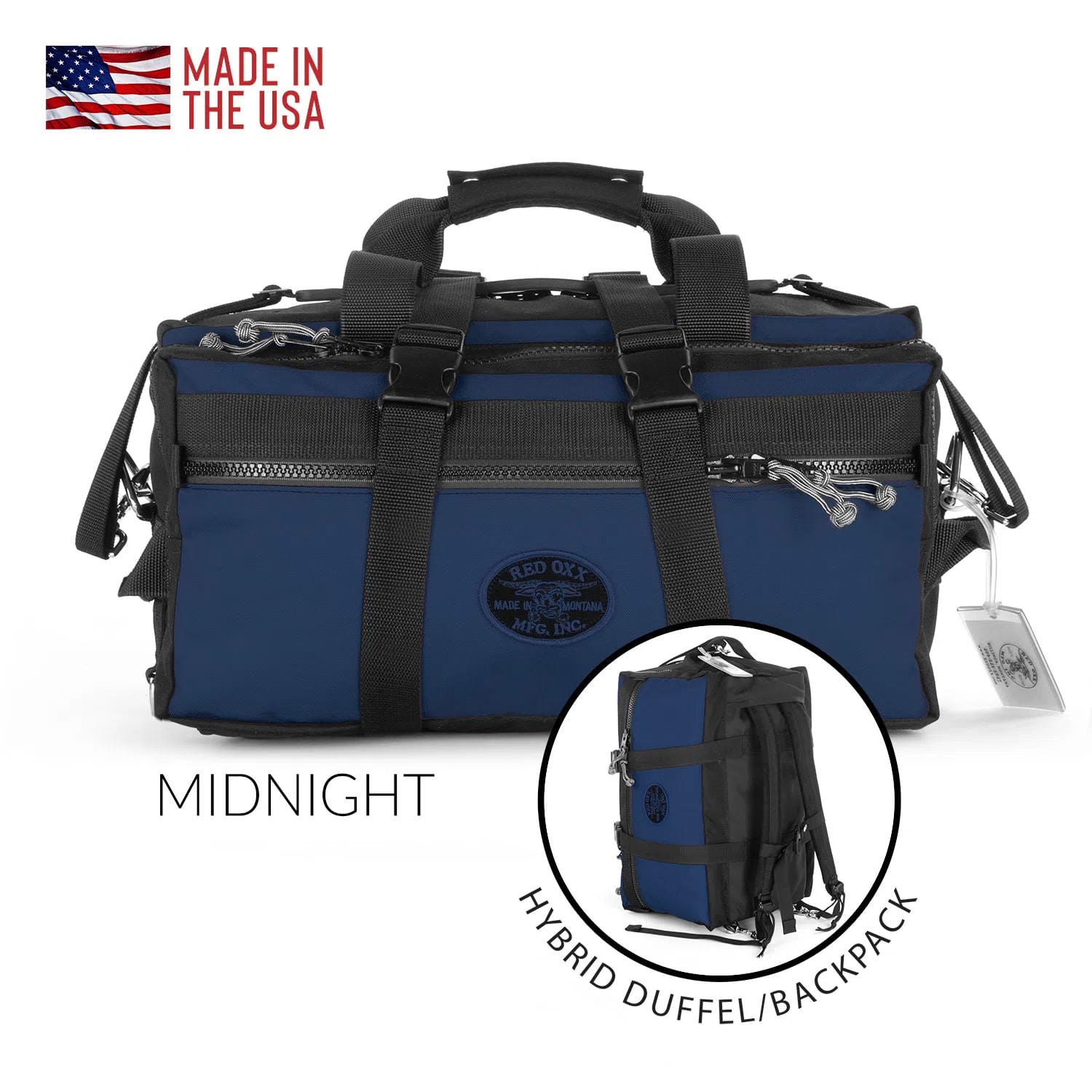 Convertible Hybrid Duffel Bag Backpack - Lil Hombre | Made in USA