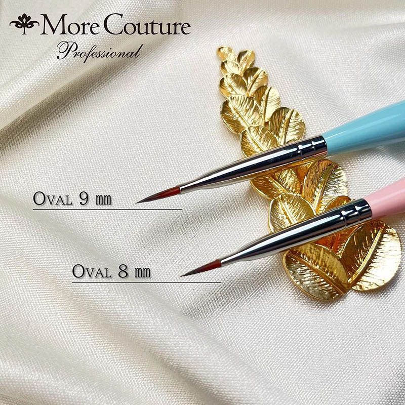 rednails web channel / モアジェルブラシ オーバル 9mm(キャップ付