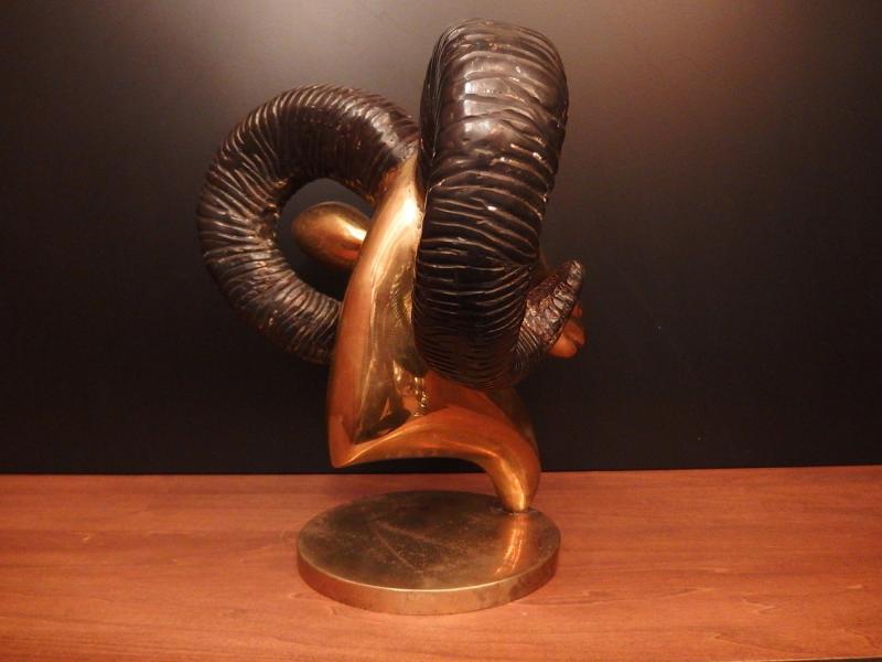 牡鹿 真鍮オブジェ置物 USM 1297