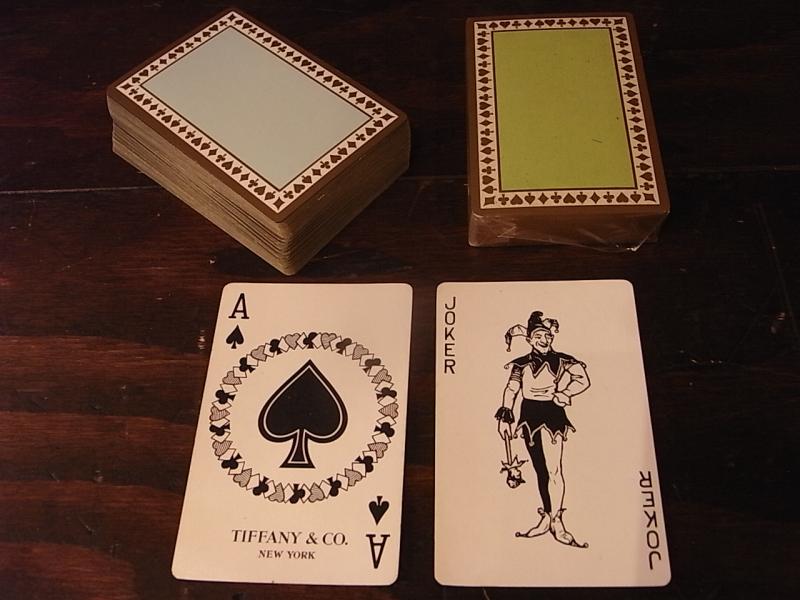 Tiffanyトランプ、ティファニートランプ、トランプカード、ビンテージ