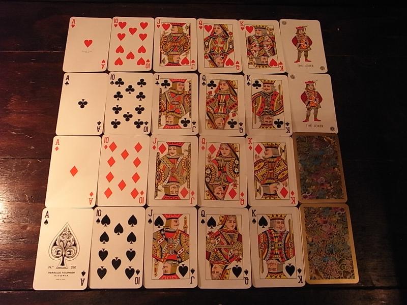 Fournierトランプ、スペイン製トランプカード、ビンテージトランプ LCM