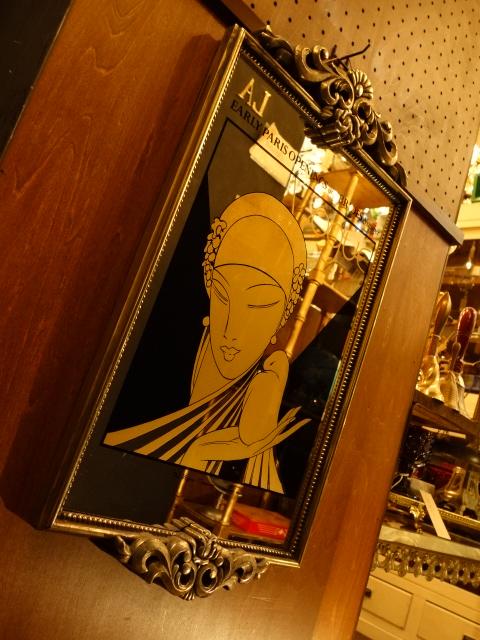 レトロボーグミラー ヴォーグパブミラー アドバタイジングミラー 鏡