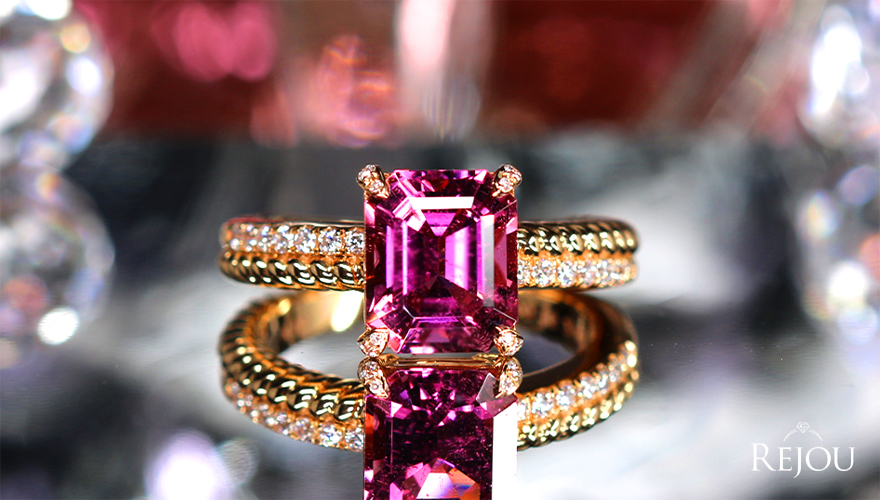 ピンクトルマリン 約2.5ct ダイヤモンド 約0.2ct ピンクゴールド