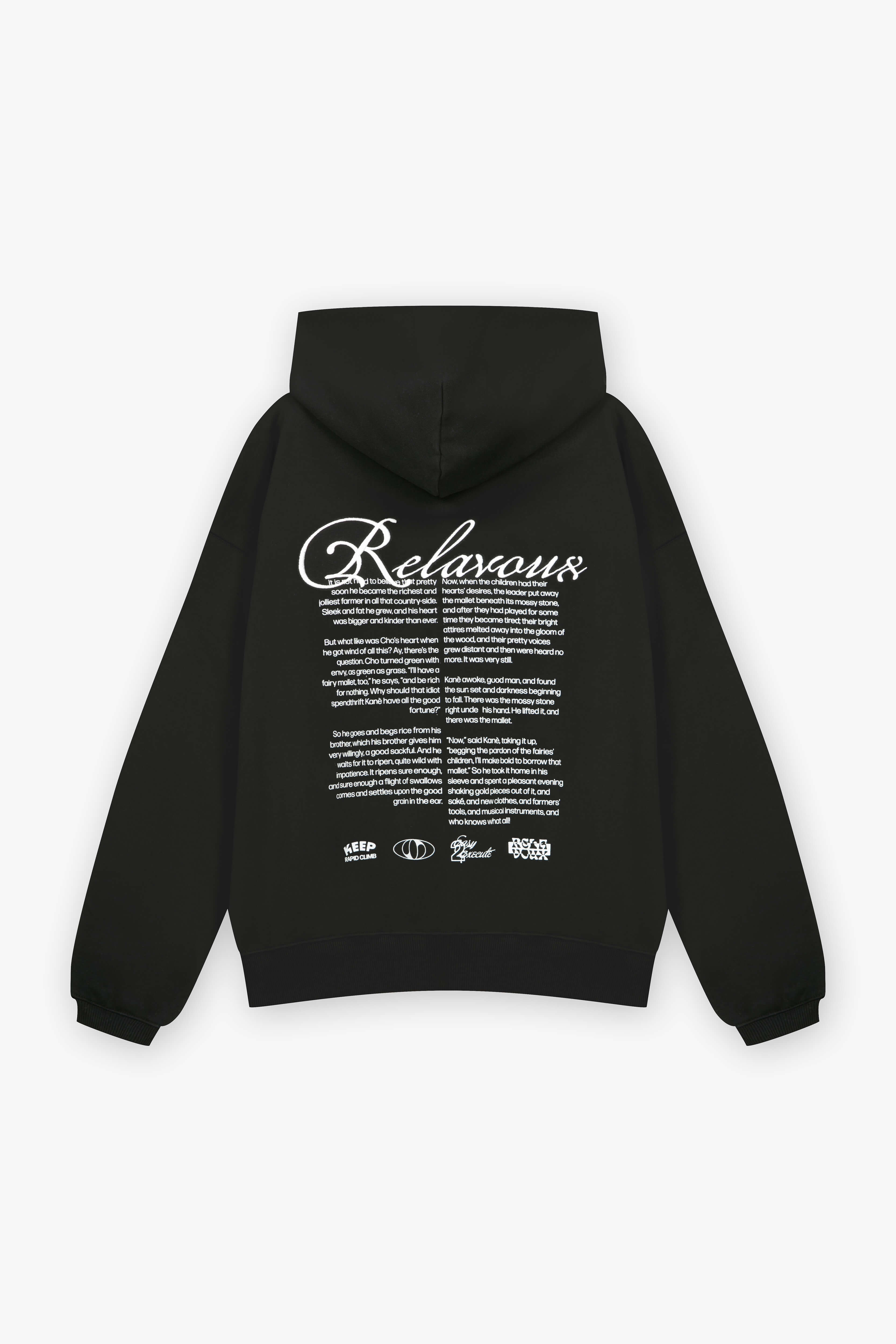 RLVX 2026 Black Hoodie | Relavoux