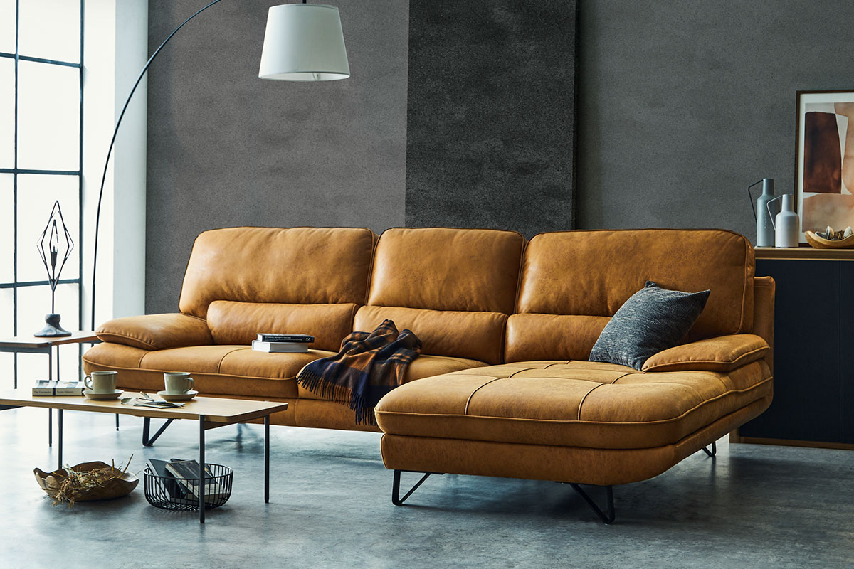 モデルルーム展示品。グレー 円形ソファ W137cm 定価は20万 モデル